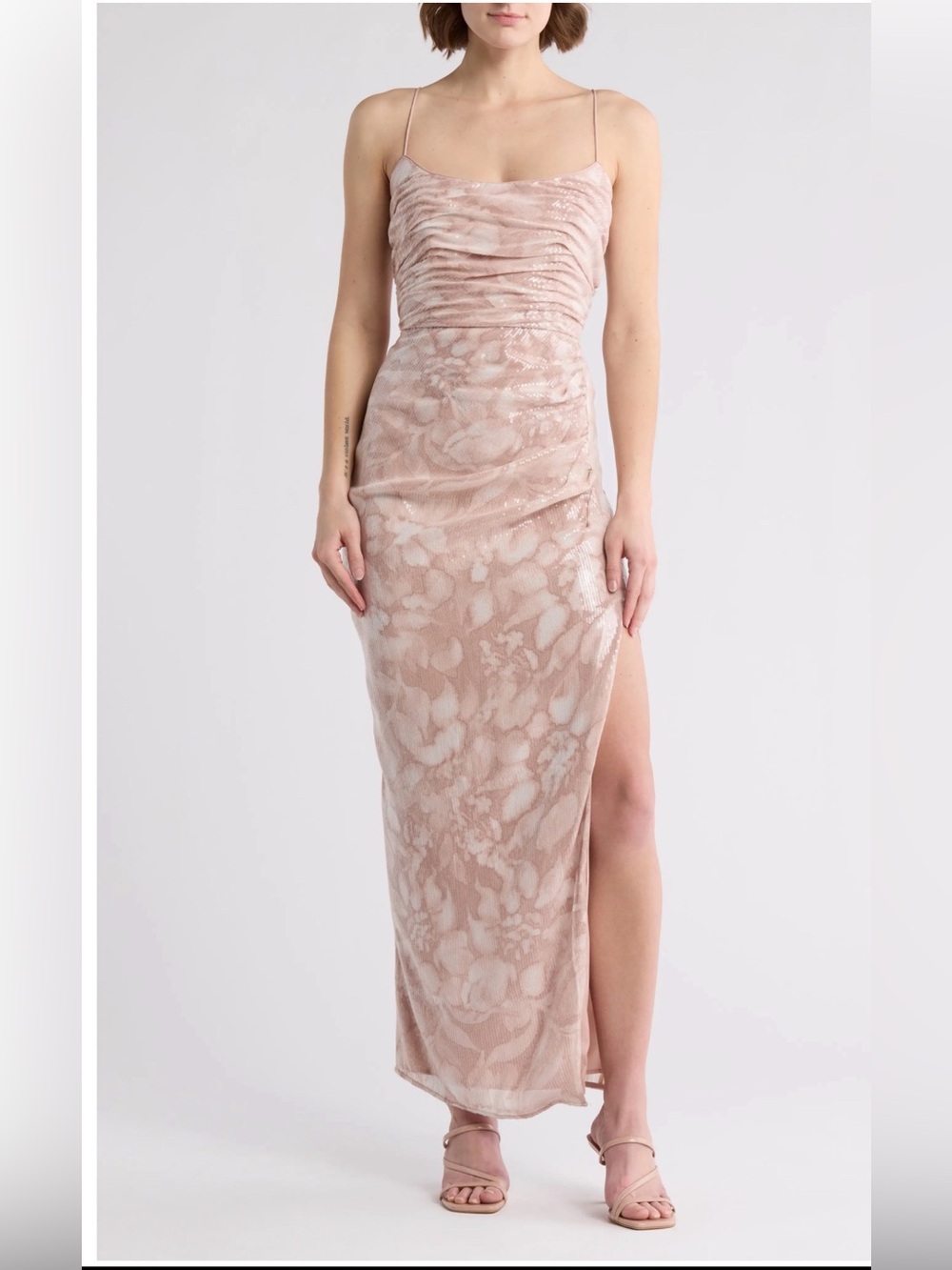 Hutch Dusty Rose Evening Dress